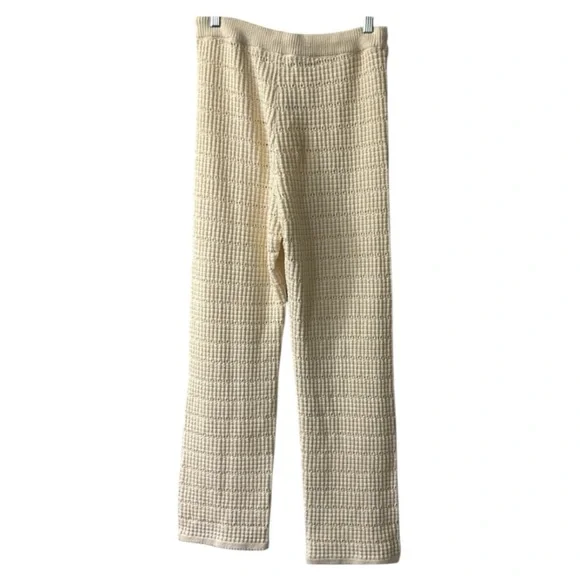 REFORMATION Rosso Open Knit Pant in Gossamer- Small - Picture 5 of 7